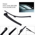 thumbnail image 1 of Brazo del limpiaparabrisas trasero + juego de escobillas, juego de escobillas del limpiaparabrisas trasero del automóvil Compatible con Touran 2003-2009 y Polo Mk5 04-08. Afortunado Sencillez, 1 of 5