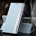 thumbnail image 3 of Luxury Leather Flip Case For Samsung Galaxy S24 S23 S22 S21 S20 Ultra Plus S23 S21 S20 FE S10 Note 20 Ultra 10 Plus Stand Cover, 3 of 5