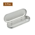 thumbnail image 3 of Uxcell Metal Tin Box Containers, 5Pcs6.9x2.4x0.7 Inch Silver Rectangular Empty Hinged Tins Box for Brushes, 3 of 6