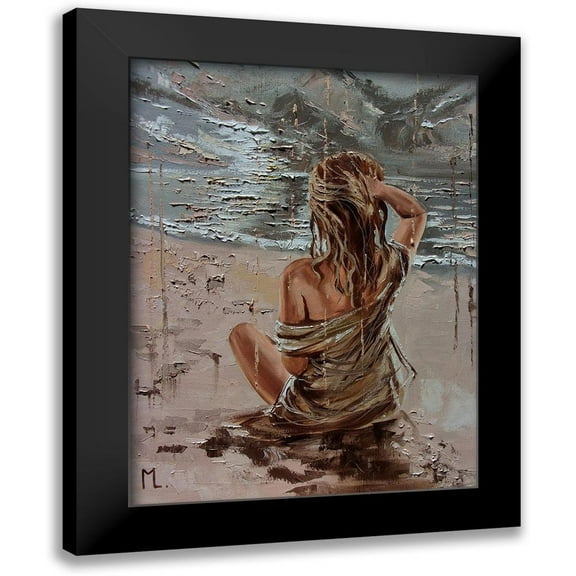 Luniak, Monika 12x14 Black Modern Framed Museum Art Print Titled - Lonely Time