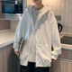 thumbnail image 2 of Sudadera con capucha de moda para hombre, cárdigan con capucha, chaqueta clásica de Color sólido, abrigo de manga larga con cremallera, ropa informal, otoño, 2 of 5