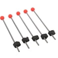 thumbnail image 2 of 5 Pcs Mini Canne à Pêche sur Glace d'Hiver Pointe Supérieure Portable Canne à Pêche Extérieure Boule Rouge Printemps, 2 of 9