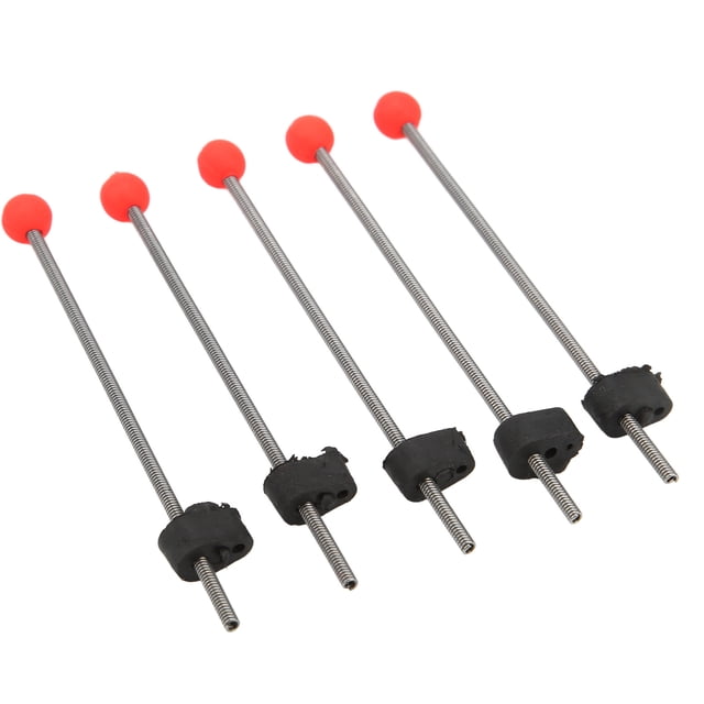 Fishing Rod Red Ball Tip,5PCS Mini Winter Ice Ice Fishing Pole Spring Ball Tip Ice Fishing Rod Red Ball Tip Masterfully Created