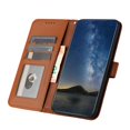 thumbnail image 4 of Flip Case Compatible with Google Pixel 9 Pro XL, Mandala Embossed Premium PU Leather Hand Wrist Cards Holder Folio Stand Luxury Protective Drop Proof Phone Case for Google Pixel 9 Pro XL,Brown, 4 of 8