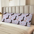 thumbnail image 6 of Lsque Dachshund Dog Body Pillow Case Cover,Ultra-Soft Microfiber Bed Pillow Cases 20x54 inches,Elegant Bedding,Breathable Durable Pillow Cover with Envelope Closure, 6 of 8