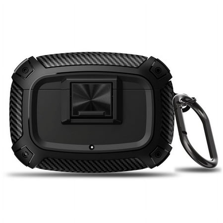 Compatible with Beats Studio Buds (2021) / Beats Studio Buds+ (2023) Case TPU Military Shell Protective Cover Skin Shock-Absorbing with Keychain and Lanyard
