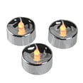 thumbnail image 2 of 3 Bougies à Scintillement à Piles à LED Flame Silver Christmas Tea Light, 2 of 2