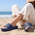 thumbnail image 2 of Ecetana Pillow Slippers for Women Non Slip Shower Slides Bathroom Sandals, 2 of 5