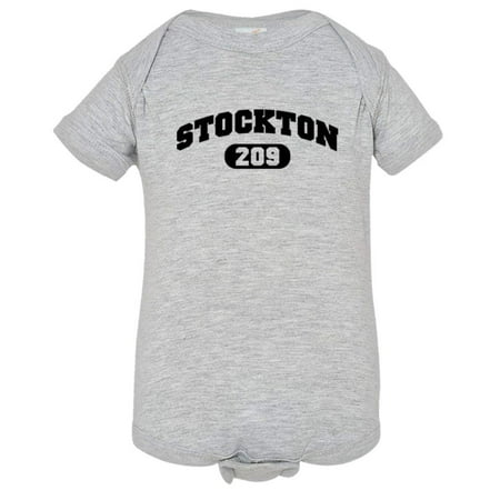 

PleaseMeTees™ Baby Stockton 209 MMA Area Code California HQ Jumpsuit