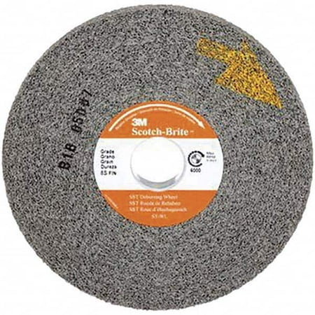 

3M Fine Grade Silicon Carbide Deburring Wheel 8 Diam x 1 Face x 3 Hole