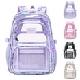 thumbnail image 3 of Clear Backpack for School, Large Capacity Waterproof Rucksack for High School Swimming Fitness Daily Use, 3 of 4