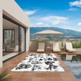 thumbnail image 3 of Farmhouse Country Outdoor Rug for Patio/Deck/Porch, Non-Slip Large Area Rug 5 x 7 Ft, Retro French Garden Horse Swan Indoor Outdoor Rugs Washable Area Rugs, Reversible Camping Rug Carpet Runner, 3 of 8
