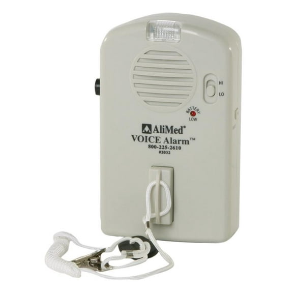 AliMed Voice Patient Sensor Alarm, Off-White