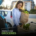 thumbnail image 2 of Stock Your Home 57 Lb Kraft Paper Bag (100 Count) Heavy Duty, Large Brown Paper Grocery Bags for Food Shopping, Recycling, Trash, Bulk Pack Size, 2 of 6