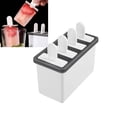 thumbnail image 5 of Molde para hacer helados de 4 cavidades, bandejas de plástico reutilizables para paletas de helado, 5 of 5