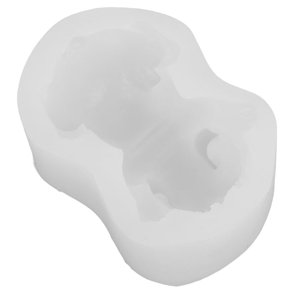 KAKOWELY Molde para hornear DIY 3D para mousse, galletas, pasteles y fiestas (blanco)