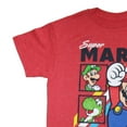thumbnail image 2 of Super Mario Bros - Super Mario & Friends Big Boy's Red T-Shirt Large (14-16), 2 of 4