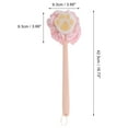 thumbnail image 4 of Unique Bargains 1pc Long Handle Double-sided Claw-Shaped Bath Brush Pink, 4 of 6