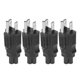 thumbnail image 2 of Uds NEMA 5-15P a IEC320 C5 adaptador de corriente carcasa de PVC NEMA 1-15P a IEC320 C5 adaptador de toma de corriente enchufe estadounidense 125V 15A, 2 of 5