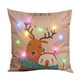 thumbnail image 3 of Fiudx Liquidación De Ofertas Flash Funda De Cojín Led Con Iluminación Navideña, Decoración Del Hogar, Funda De Almohada, Sofá Intermitente, 3 of 6