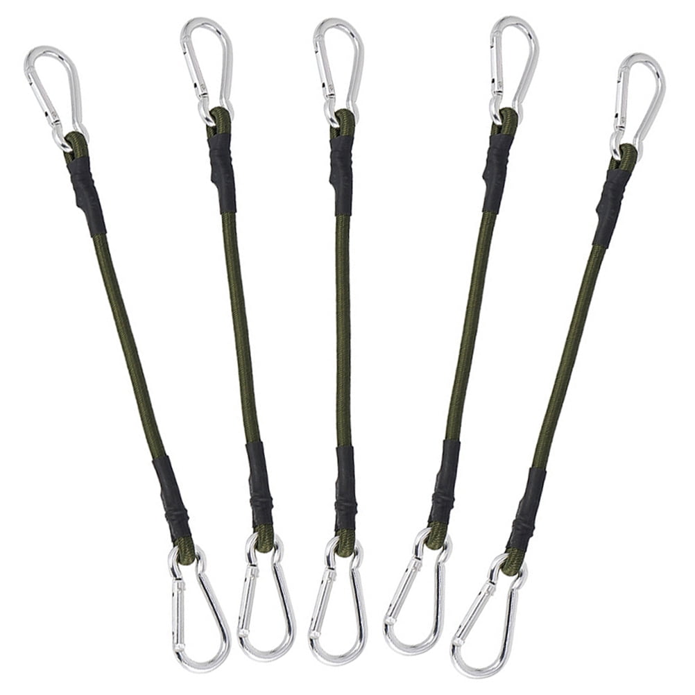 YUNLIGHTS Heavy Duty Outdoor Bungee Cords with Hooks, Multi Rubber-Aluminum, for Secure Fastening