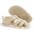 thumbnail image 1 of Infant Toddler Kids Baby Boy Girl Soft Sole Crib Shoes Sandals Sneaker Prewalker, 1 of 6