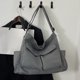 thumbnail image 3 of Bolso bandolera de lona de gran capacidad para mujer bandolera informal de Color sólido para mujer, 3 of 9