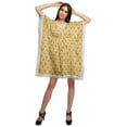 thumbnail image 2 of Moomaya Short Caftan Cover Up Dress Printed Women Kaftan Beachwear Cover Up, 2 of 6