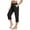 Black, variant on Chenyin Women's Yoga Capri Pants Loose Soft Leggings Workout Jogger Cropped Pants for Women with Pockets