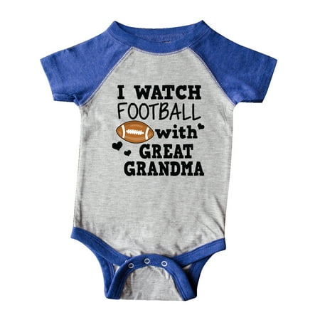 

Inktastic I Watch Football with My Great Grandma Gift Baby Boy Bodysuit