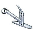 thumbnail image 1 of Kingston Brass GKB701SP Water Saving Wyndham Pull-out Kitchen Faucet with Single Loop Handle and Matching Wand, Chrome, 1 of 2