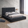 thumbnail image 4 of Home Square 2-Piece Set with Queen Bed & 4-Drawer Chest Dresser in Black, 4 of 12