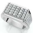 thumbnail image 3 of Pompeii 1Ct Men's Diamond Ring 14k Gold Lab Grown (F/G,VS2-SI1), 3 of 7