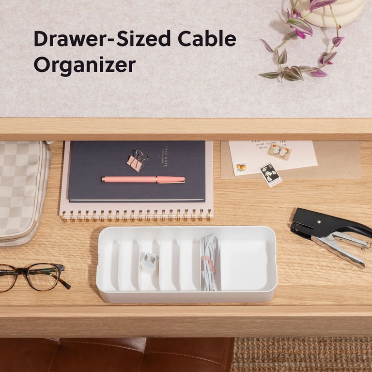 U Brands Cable Storage Organizer, 7 Compartments photo 2