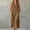 *Brown, variant on ClodeEU Women's V Neck Sleeveless Linen Blend Hooded Midi Dress,Casual Loose Fit Dress with Pockets Army Green,Women's Plus L
