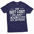 thumbnail image 4 of Funny Exploration shirt I am not Lost Tee Mens Womens Unisex Camping Nature woods summer T-shirt, 4 of 7