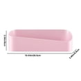 thumbnail image 3 of TIMIFIS Desktop Storage Rack Bathroom Strong Adhesive Wall Mounted Plastic Non Perforated Wall Storage Rack Geometric Shape Bathroom Storage Rack Toothbrush Holders, 3 of 6