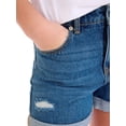 thumbnail image 3 of Jordache Girls High Rise Mom Short, Sizes 5-18, 3 of 8