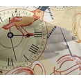 thumbnail image 5 of oneOone Viscose Chiffon Pale Orange Fabric Nostalgia Craft Projects Decor Fabric Printed By The Yard 42 Inch Wide, 5 of 5