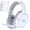 White-01, variant on Captain 700 Pro Gaming Headset for PS5,PS4,PC,Switch, Wireless gaming Headphones with Noise-Canceling Flip Mic, 3.5mm Wired Mode for Xbox Series,LED Light,White