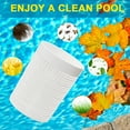 thumbnail image 3 of Leaf Canister Catcher In-line Leaf Canister for Pool & Spa, With Mesh Basket & 5 Skimmer Socks, For Suction Manual & Automatic Pool Cleaners (White), 3 of 7