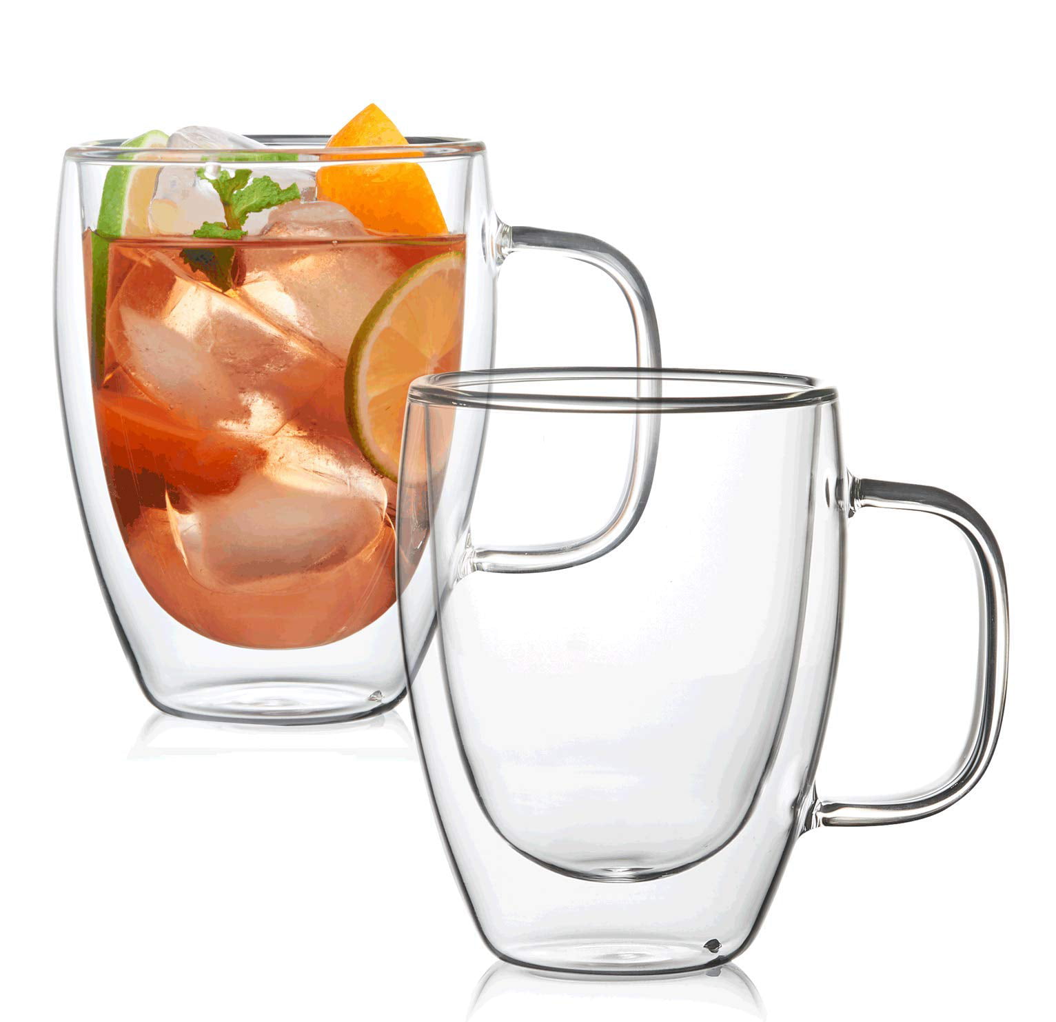 Double Wall Cups Glass, Insulated Thermal Mugs Glasses For Tea, Coffee,  Latte, Cappucino, Cafe, Milk, Ideal For Cocktail, Whiskey, Summer Winter  Drinkware, School Office Outdoor Camping Picnic Travel Essential School  Supplies Back