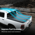 thumbnail image 4 of Syneticusa Aluminum Retractable Hard Pro Tonneau Cover for 2002-2025 Ram 6'4" Truck Bed, 4 of 14