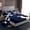 Blue C, variant on Feelyou Est Football Sleep Bed Sheets, Monogrammed V Blue King Sheets, 4pcs