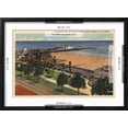 thumbnail image 5 of Art.com Santa Monica, California - Aerial of Pleasure Pier & Yacht Harbor Art Print by Lantern Press, Black Frame Wall Art, 23" x 17", 5 of 5