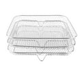 thumbnail image 2 of Three Stackable Fryer Racks, Large 8 Inch for ,  with Stainless Steel 3 Layer Dehydrator Rack, 2 of 7