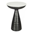 thumbnail image 2 of MOE'S Home TABLE d'Appoint Police Marbre Blanc, 2 of 3