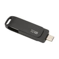 thumbnail image 4 of Memoria USB Para Teléfono, C 2 En 1, Portátil, Giratoria, De Metal, Impresora 4620, Tipo USB 3.0, Unidad Flash Para Tabletas, Almacenamiento De Imágenes, Color Negro, 256 GB, 4 of 7