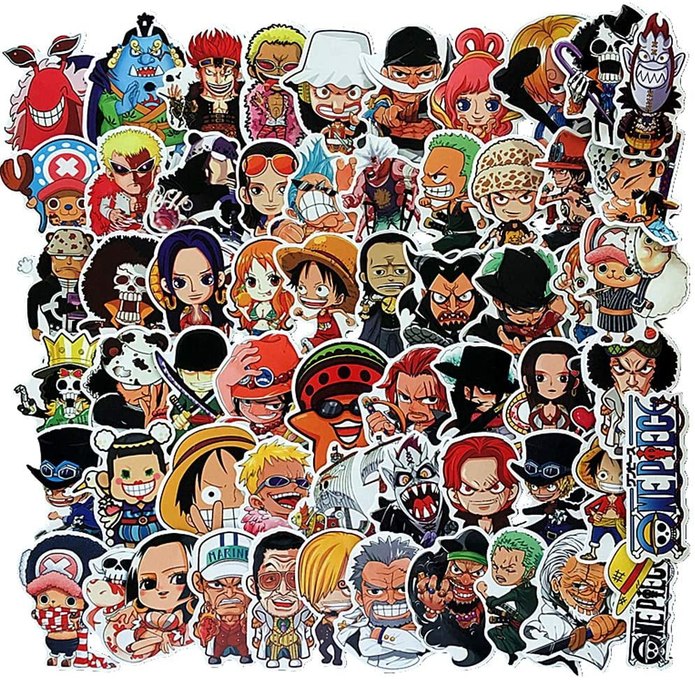 One Piece Luffy's Crew Decal Sticker for Car/Laptop/Consoles/Mirrorr 