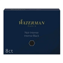Waterman Paris Fountain Cartridge Pen Refill Black Ink 8/Pack (S0712991)